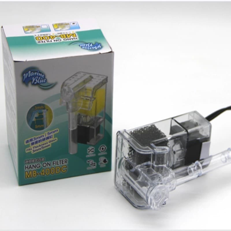 Aquarium Fish Tank Filter, External Hanging Filter for Planted Tank, Small Waterfall Wall-Mounted Filter, Mini Water Purifier