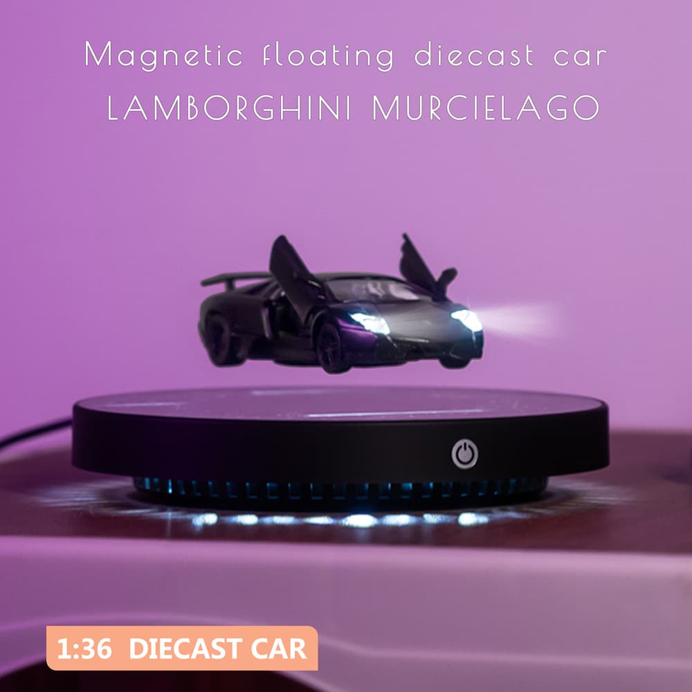 Magnetic Floating Diecast Car Vehicle with LED 1:36 Scale