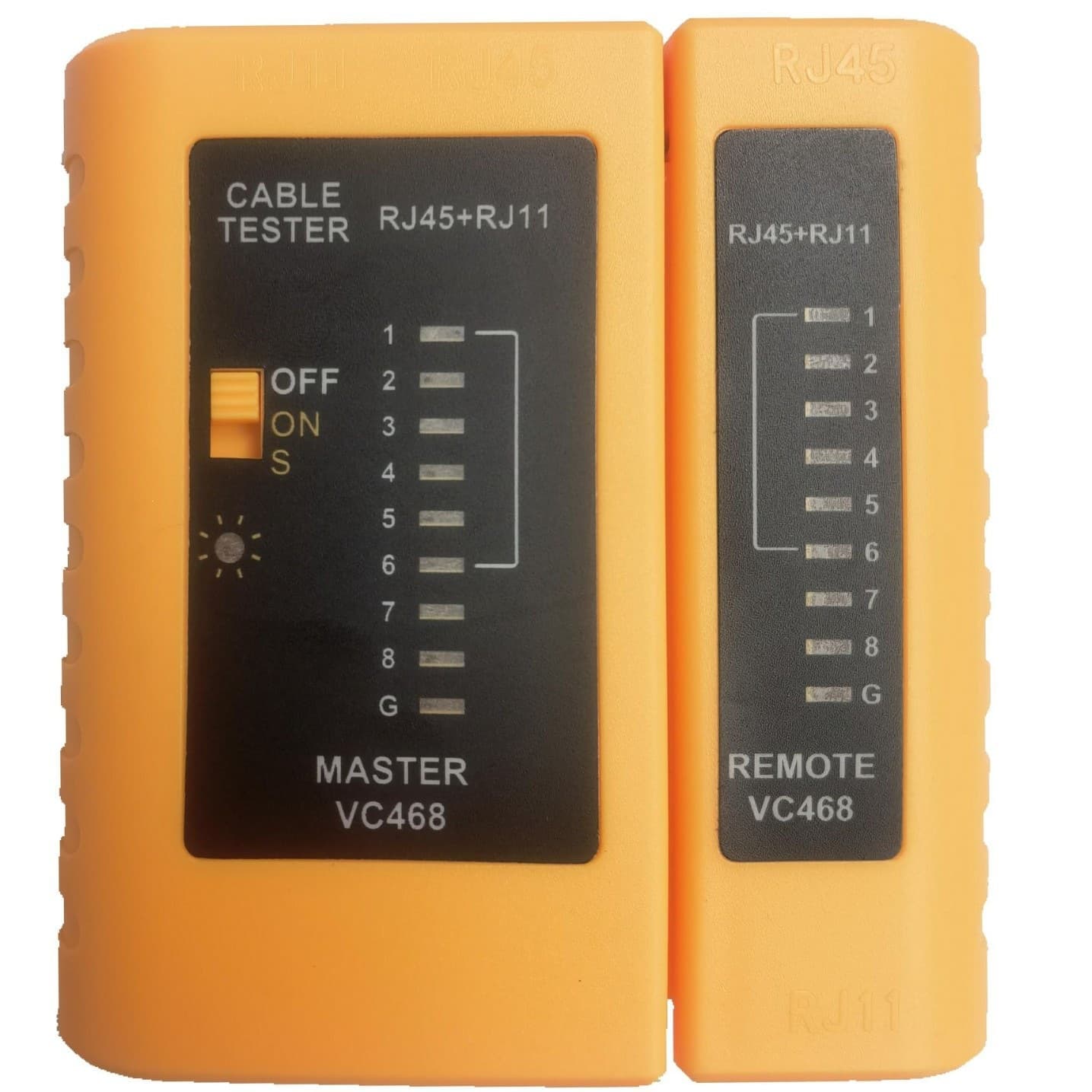 Factory Direct VC468 Multi-Purpose Network Tester 8P6P Network and Telephone Line Tester