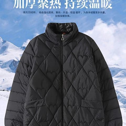 New Autumn/Winter Cotton Jacket Oversize Middle-Aged & Elderly Warm Women's Clothing Lightweight Cotton Jacket Short Coat