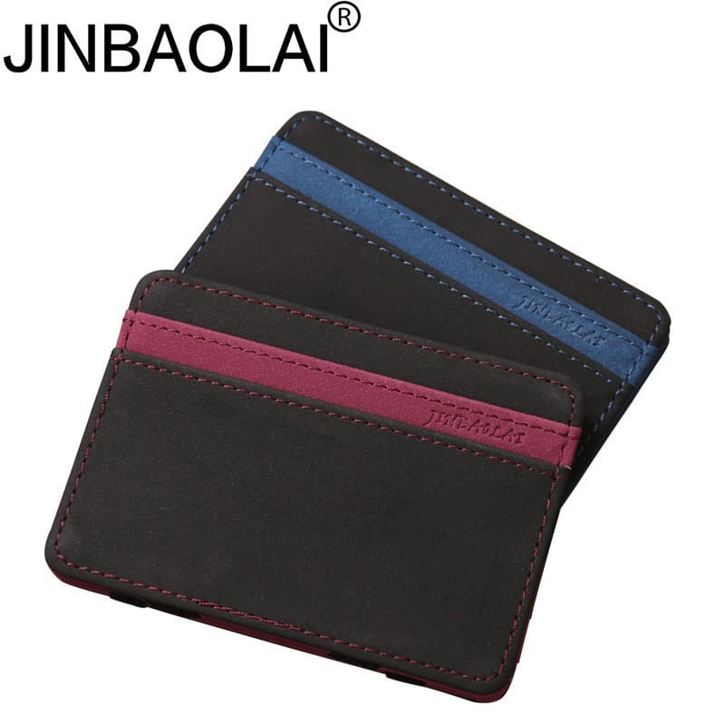 JINBAOLAI AliExpress Korean Style Wallet Women's Magic Bag Wallet Trendy Fashion Men's Wallet Magic Wallet