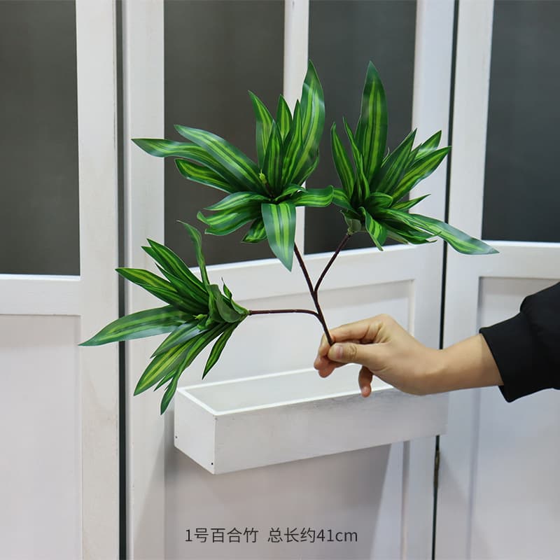 Green Artificial Flower Forest-Style Ceiling Greenery Leaves Wedding Floral Material Filler Leaves Floral Decoration Prop Fake Flower Asparagus Fern