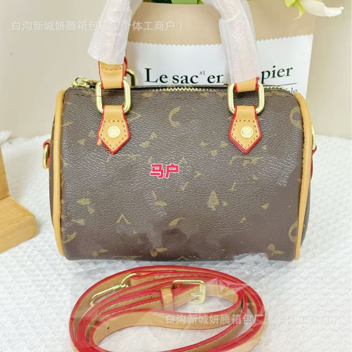 2025 Cross-border Donkey New Monogram Tote Bag Large Capacity Pillow Bag Versatile Shoulder Crossbody Bag Women Wholesale