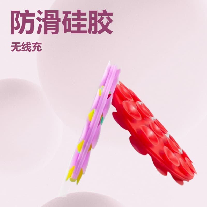 Super Strong Suction Phone Suction Cup Stand, Lazy Hands-Free Portable Movable Double-Sided Round Suction Cup