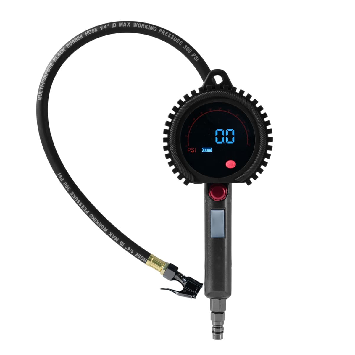 [Factory Direct] Rechargeable Dual-Display Tire Pressure Gauge Digital Car Tire Pressure Meter with Inflator Gun