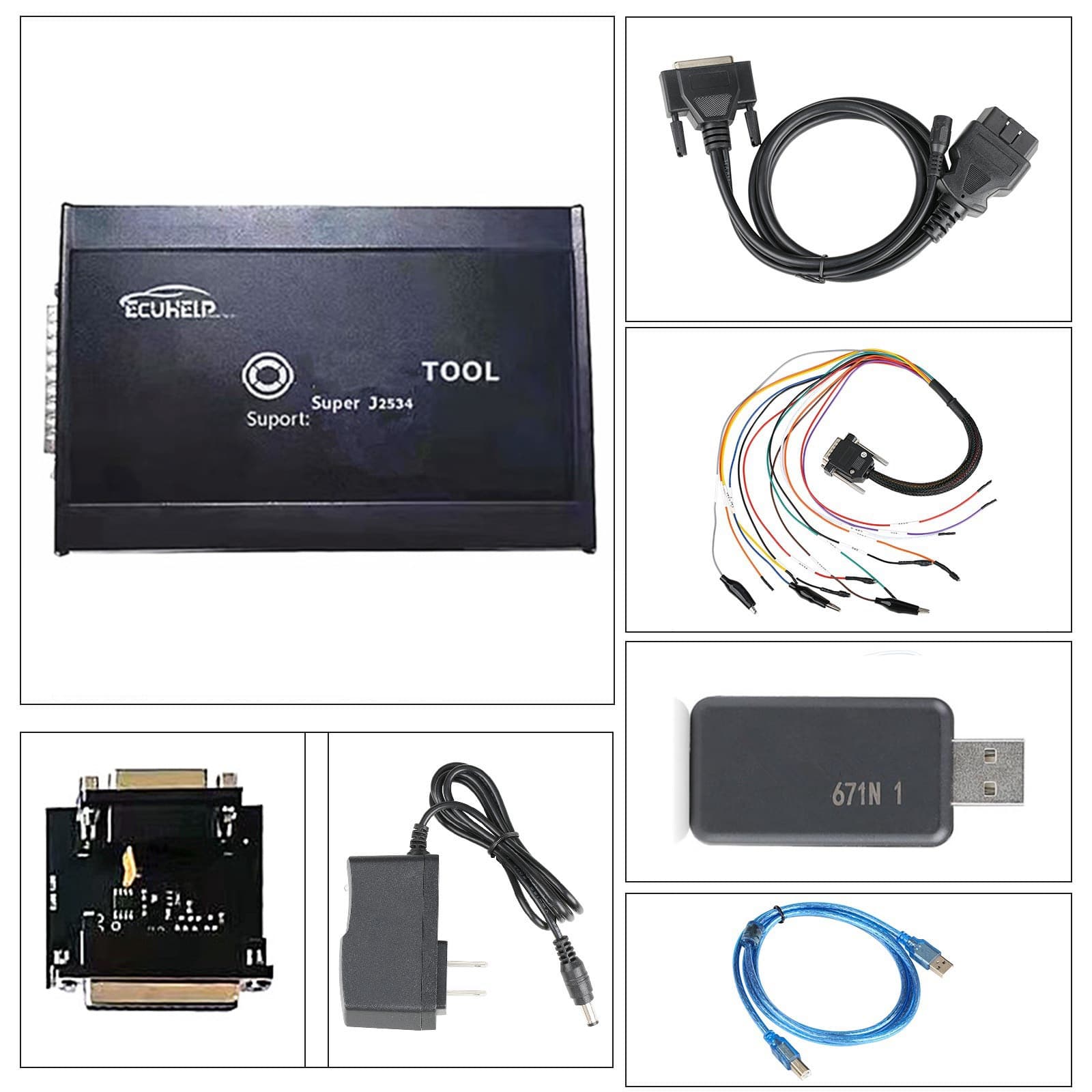 Car diagnostic instrument PCM 67in1 programmer PCMFLASH KTMOBD KTMBENCH 3in1