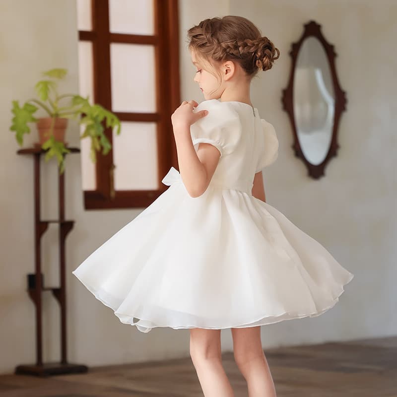 New Girls Formal Dress High-End Princess Dress Little Girls Flower Girl Piano Performance Outfit Birthday Party Dress