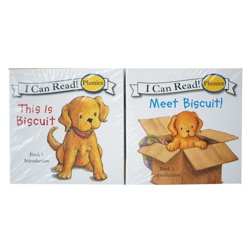 Little Biscuit Dog Biscuit English Picture Book Pocket Book 24 Enlightenment Story Books Phonics Natural Spelling