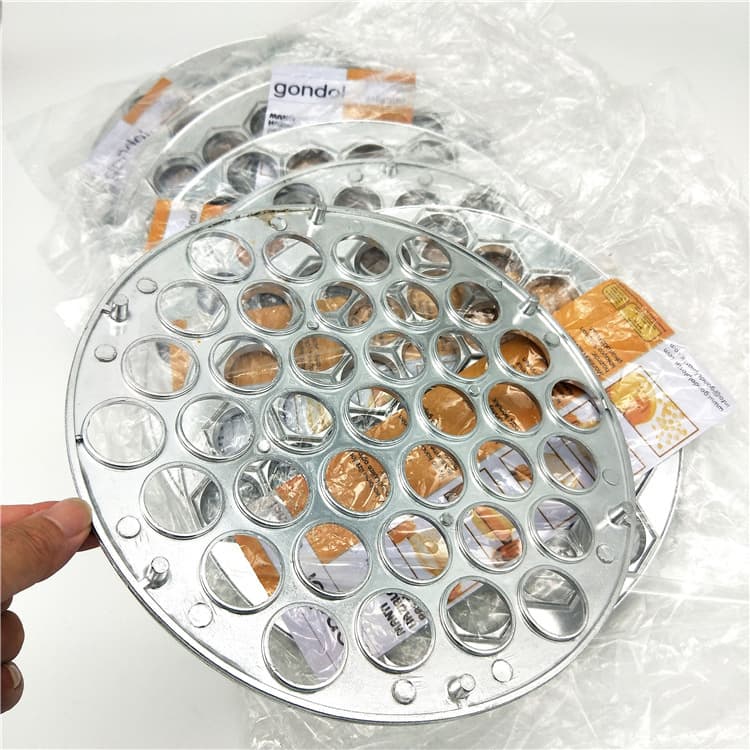 Amazon New Aluminum Alloy Dumpling Mold Lazy Home Dumpling Maker 37-Hole Dumpling Mold Wholesale