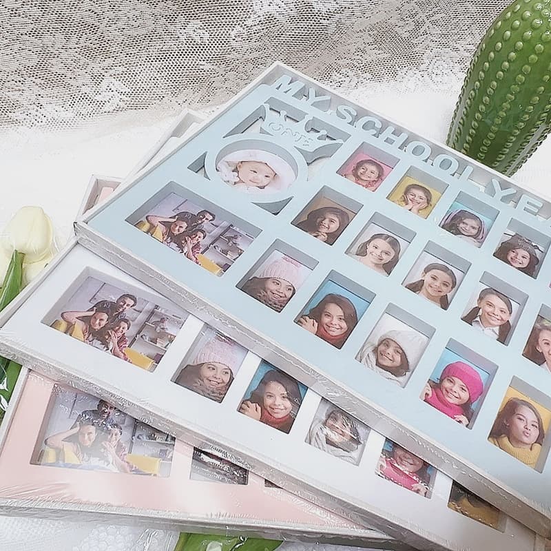 Cross-border Kids Growth Document Photo Memorial Frame Wall Hanging Tabletop Studio Frame Plastic Alphabet Birthday Frame