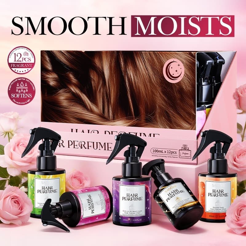 SADOER Couture Fragrance Hair Mist Series Fresh Long-Lasting Hair Perfume Spray Set for Cross-Border Trade