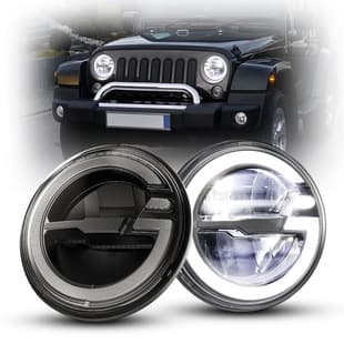 New 7-inch LED Headlight for 2007-2017 Wrangler JK Jeep Wrangler DOT Certified