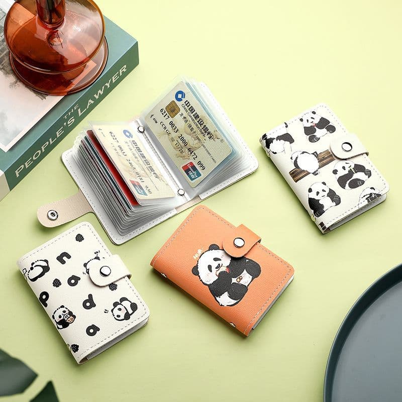 Anti-Demagnetization Card Holder Creative Korean Style Card Case Multi-Slot PU Business Card Holder Bus Card Campus Card ID Card Storage Bag