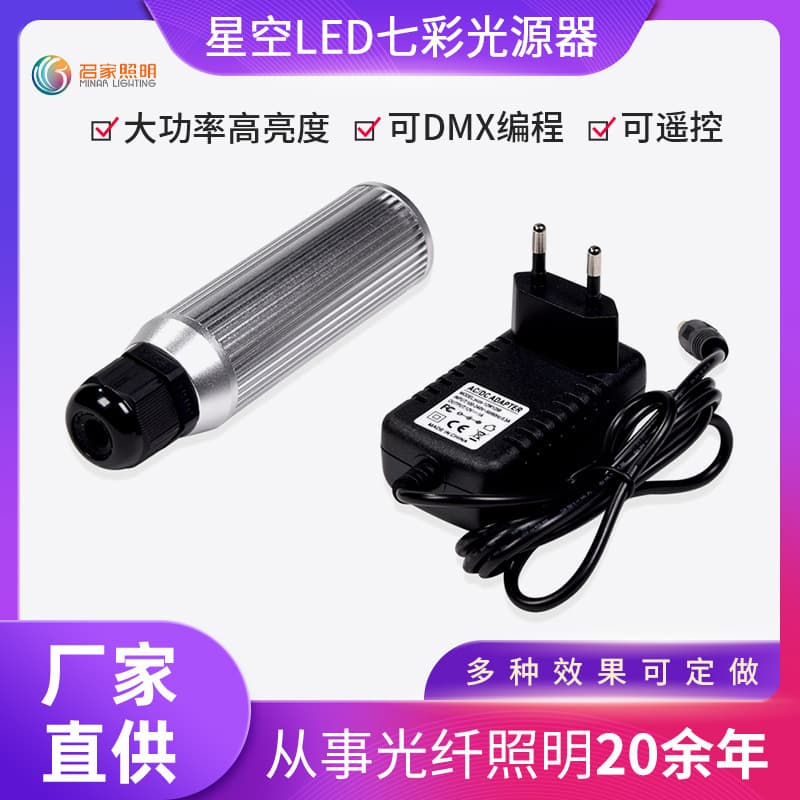 4W Ceiling Mini LED Fiber Optic Generator, Starry Sky Ceiling, Car Audio-Visual Room, Bar Controller, Light Source