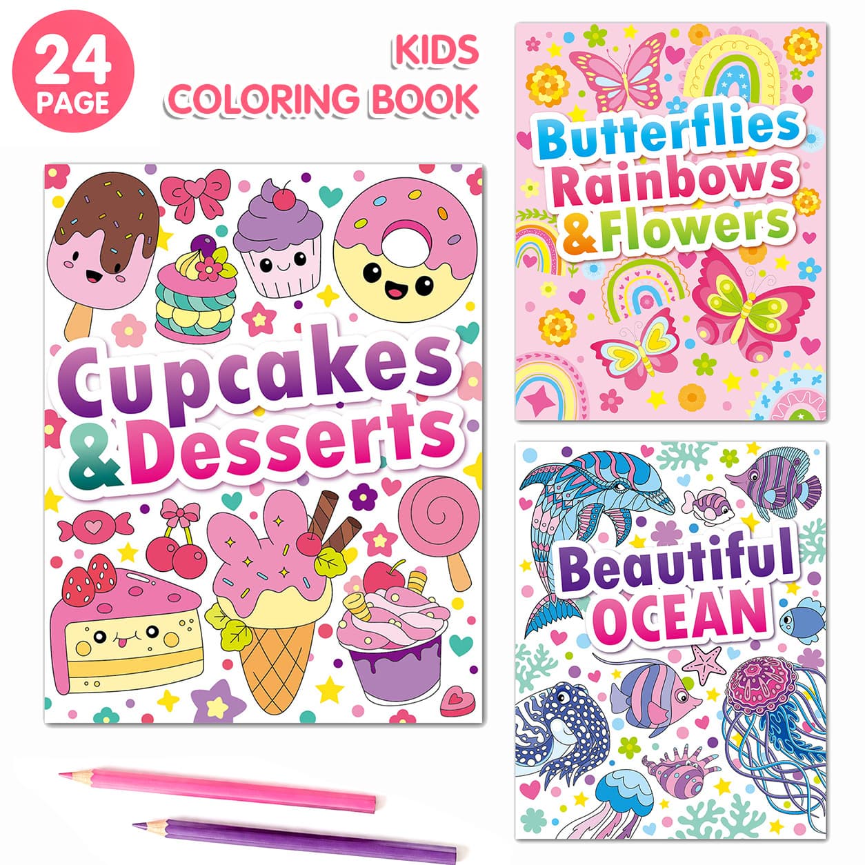 Cross-border coloring book for children aged 3-6, coloring book, painting, doodle, and sketchbook wholesale