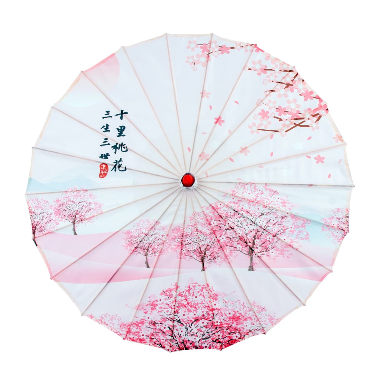 Silk Printed Craft Umbrella, Ancient Style Imitation Oil-Paper National Trend Hanfu Decorative Ceiling Dance Performance Sunshade