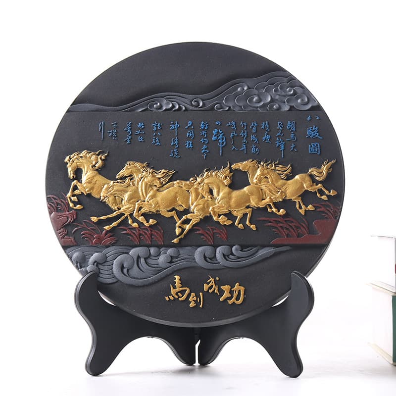 Immediate Success Animal Carbon Carving, Galloping Horse Painting Gift, Chinese Style Creative Living Room, Opening Ceremony, Housewarming Present, Craft Wholesale