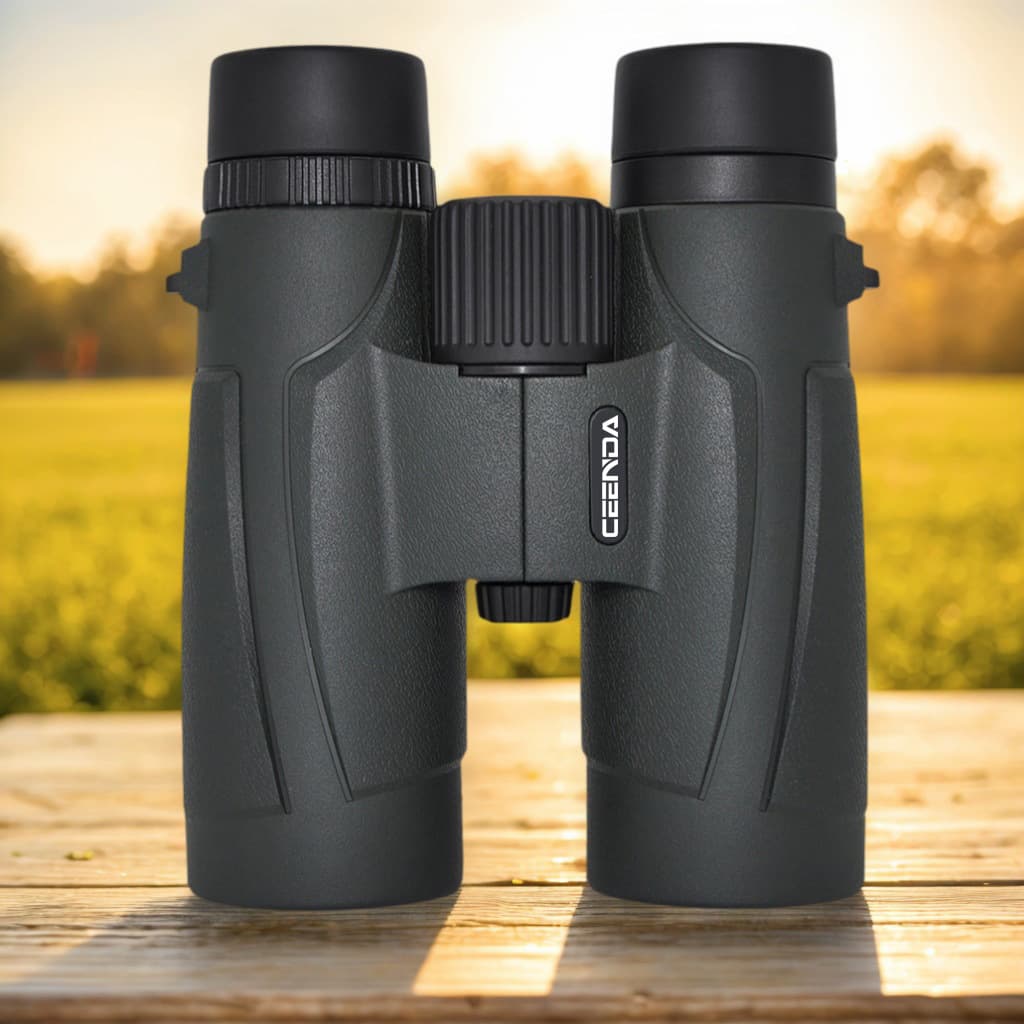 ED Binoculars 12x42 High Definition Wide-Angle Large Prism Bee Watching, Bird Watching, Moon Viewing, Low-Light Night Vision, Outdoor Use (WYJ)