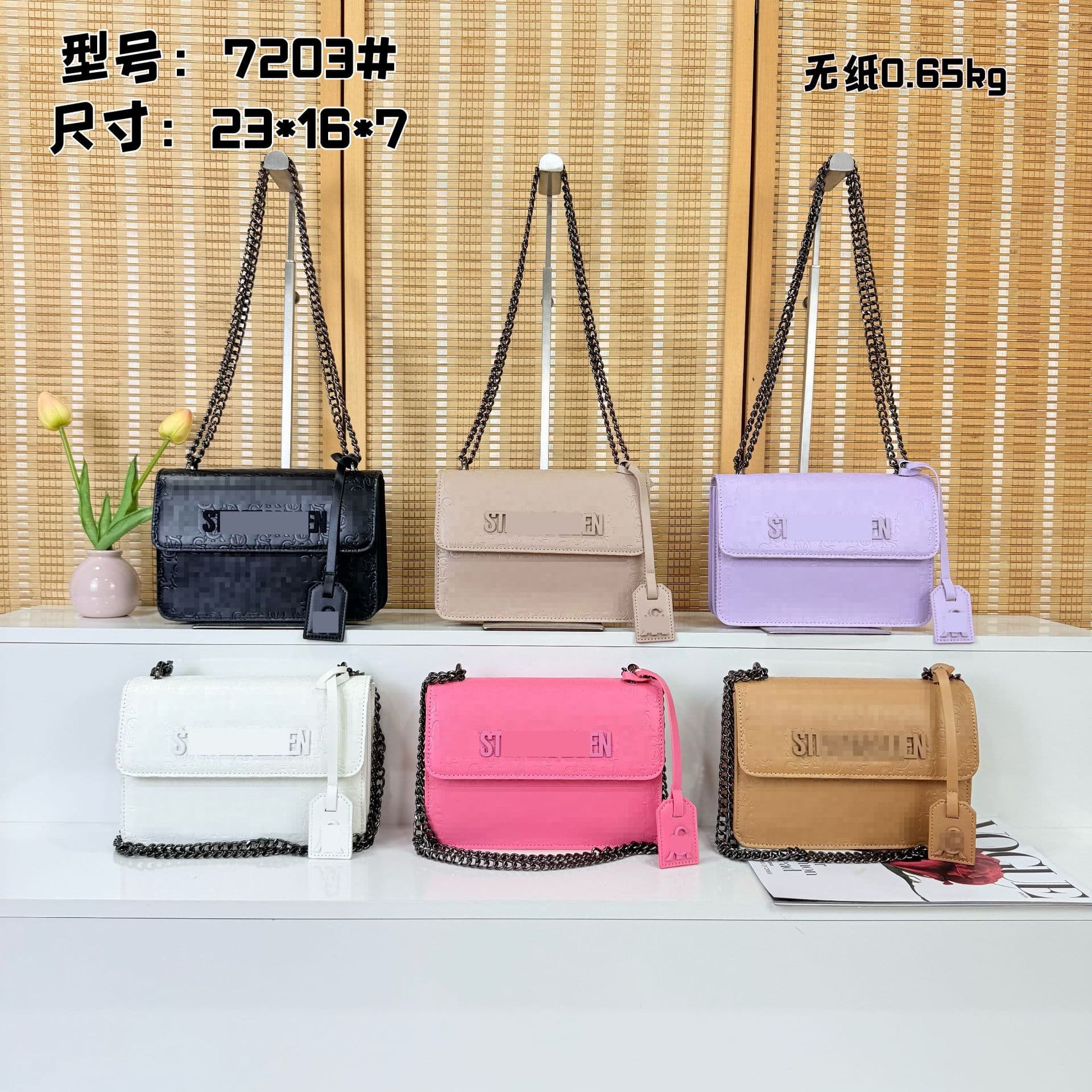 Cross-border 2026 Spring/Summer Women's Bags European and American Trendy Letter Square Bag Comfortable Casual Crossbody Bag Wholesale Fashion Bags