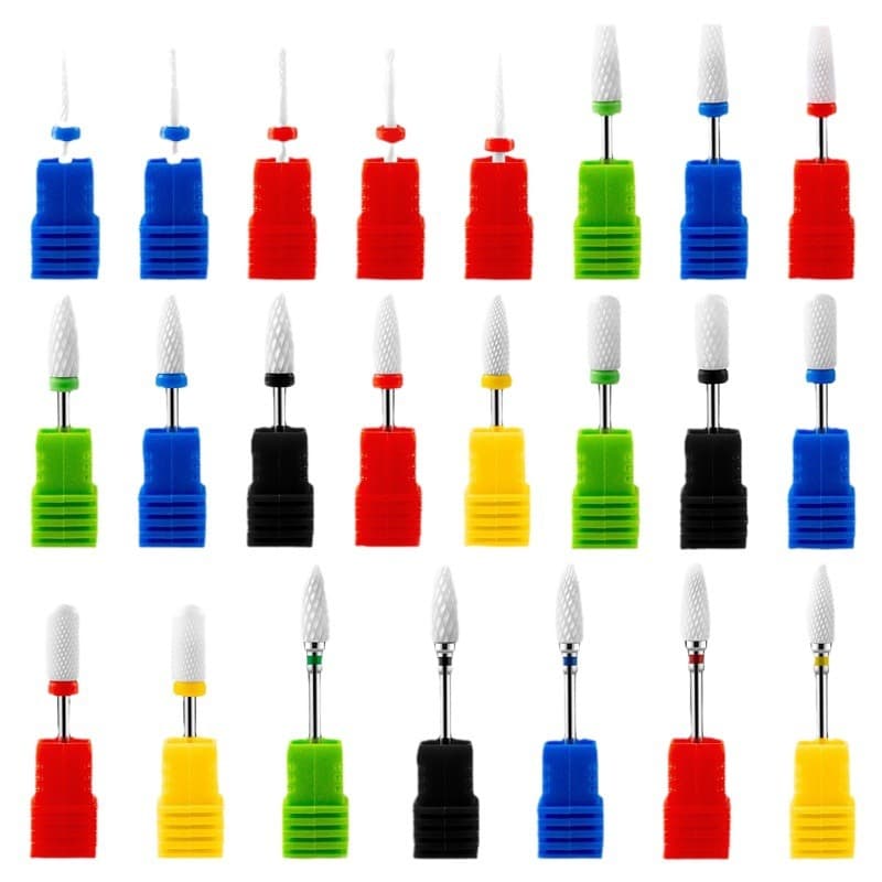 Wholesale Cross-Border Foreign Trade Ceramic Nail Polishing Corn Head Ball Head Nail Polish Remover Drill Bit Polishing Machine Tool