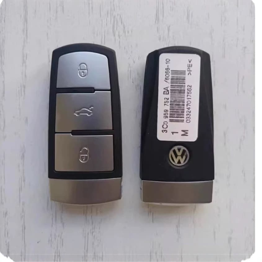 Remote key for Volkswagen Magotan CC, one-button start smart key remote with 46 chip, original factory