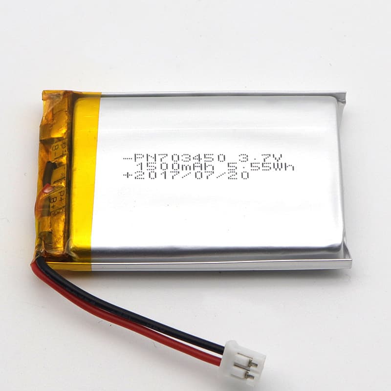 Smart AI Learning Tablet Lithium Battery 703450-1500mAh Soft Pack Battery, Companion Robot Specific Battery