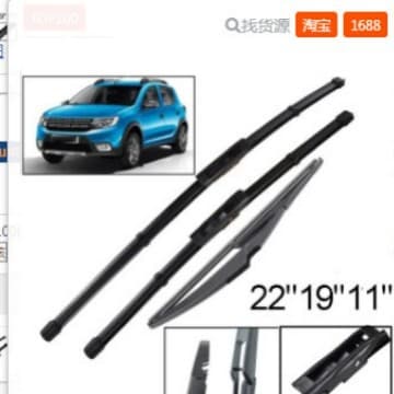 Wiper Blades for Dacia Renault Sandero II 2015-2019 22+19+11