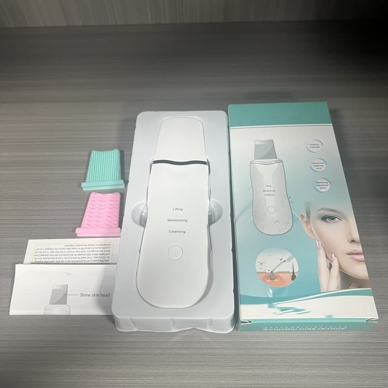 Household Ultrasonic Skin Scraper Pore Cleaner Blackhead Remover Facial Cleanser Beauty Tool