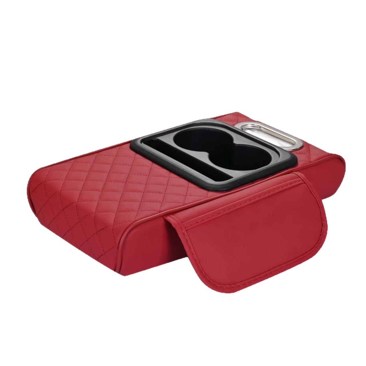 Car Armrest Box Pad Multifunctional Vehicle Center Armrest Cup Holder Tissue Box Storage Organizer 4-in-1 Universal