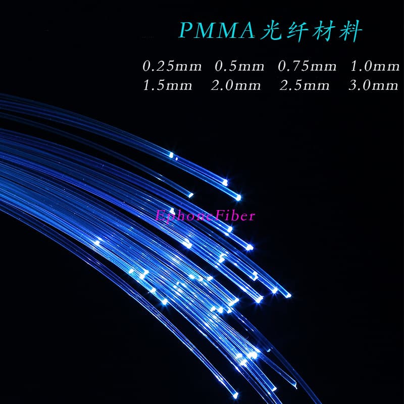 EphoneFiber0.5mm light guide fiber fiber optic filament light guide fiber light guide lighting plastic fiber optic fiber lighting