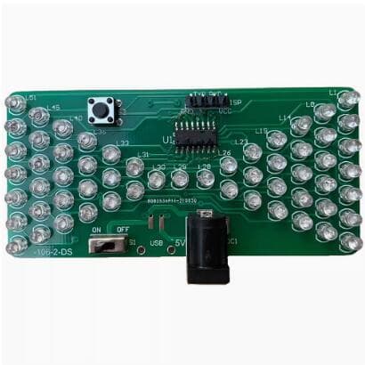 LED light electronic hourglass kit, microcontroller fun electronics making skills tutorial, DIY soldering and assembly of disassembled parts