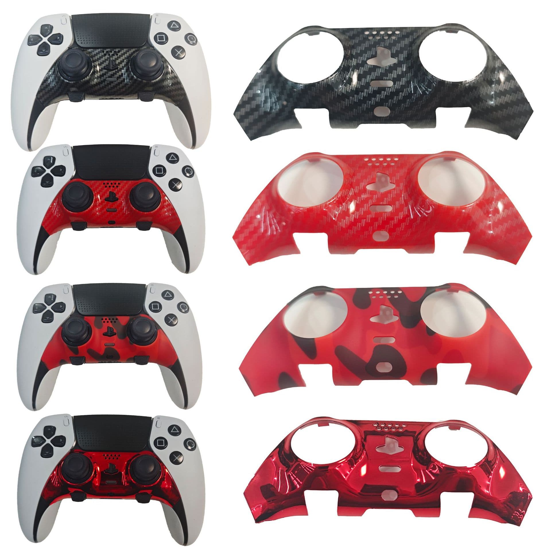 PS5 Elite Edition decorative strip PC decorative sheet electroplated camouflage color handle shell material PS5 game accessories