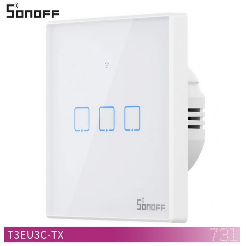 SONOFF T3EU1C-TX TX Series WiFi Wall Switches EU-1C