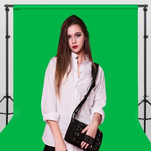 Green Screen Kit Retractable Background Stand Door Frame Shooting Frame for Live Streaming Photography Cross-border
