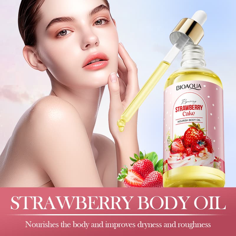 Full English Essence BIOAOUA Strawberry Cake Nourishing Series Moisturizing Skin Cross-Border Foreign Trade Wholesale