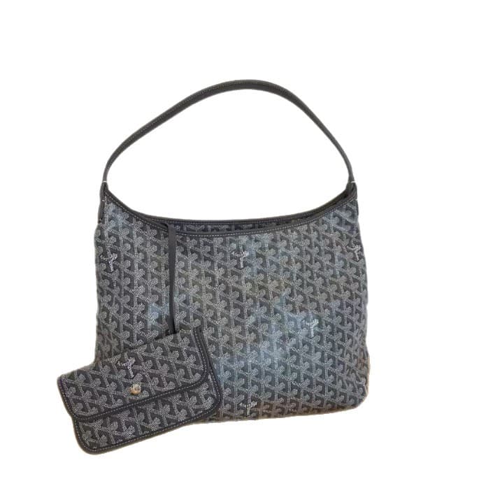 New Goya Tooth Bag Crossbody Classic Hobo Underarm Zip Letter Single Shoulder Handbag Glacier Blue