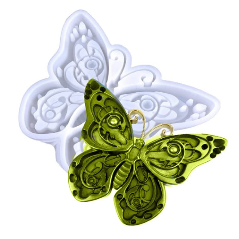 Butterfly Epoxy Resin Large Animal Silicone Mold DIY Halloween Wall Hanging Decoration Christmas Gift Mold