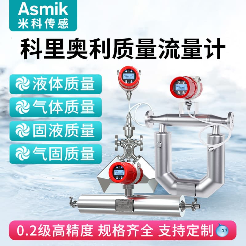 Coriolis Mass Flow Meter High Precision Diesel High Viscosity Liquid Density Coriolis Mass Flow Meter