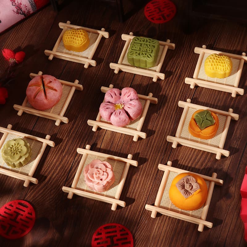 New Chinese-Style Pastry Plate, Wedding Cake Decoration, Engagement Banquet Snack Rack, Tea Coaster
