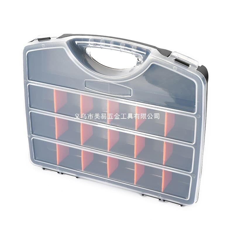 Portable Plastic Parts Box Screw Hardware Storage Box Material Box Electronic Components Tool Box