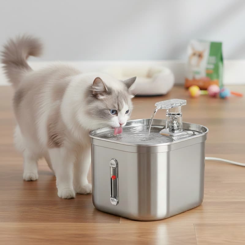 Pet Water Fountain Automatic Circulating Filter Cat Water Dispenser Smart Cat Water Fountain Pet Supplies Wholesale