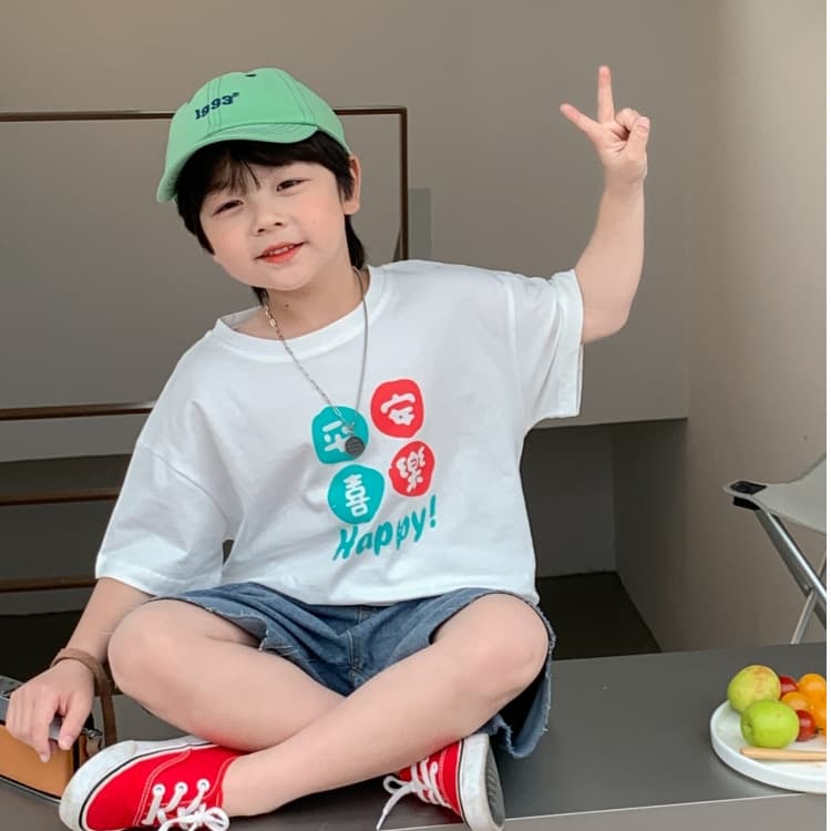 Summer Children's Cotton T-Shirt Half Sleeve Kids Base Shirt Soft Korean Style Cartoon Print Boys Girls Toddler Kids Top