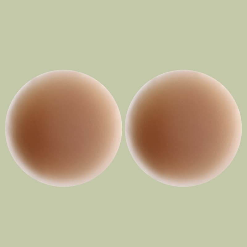 Factory Direct Silicone Nipple Covers Solid Adhesive Self-Adhesive Anti-Exposure Anti-Bulge Invisible Seamless Thin Solid Color Chest Stickers