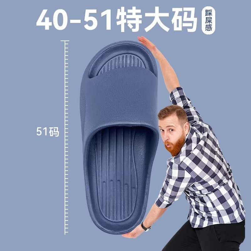 Extra Large Size Slippers for Men, Size 48, Extra Wide, Eva Anti-Odor, Non-Slip for Bathroom Use, Sizes 46-47, Extra Wide Large Size 50 Sandals