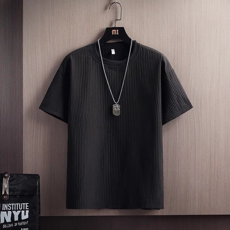 Men's Short-Sleeved T-Shirt, Thin, Quick-Dry, Summer Trendy, Loose Fit, Casual and Versatile, National Style T-Shirt