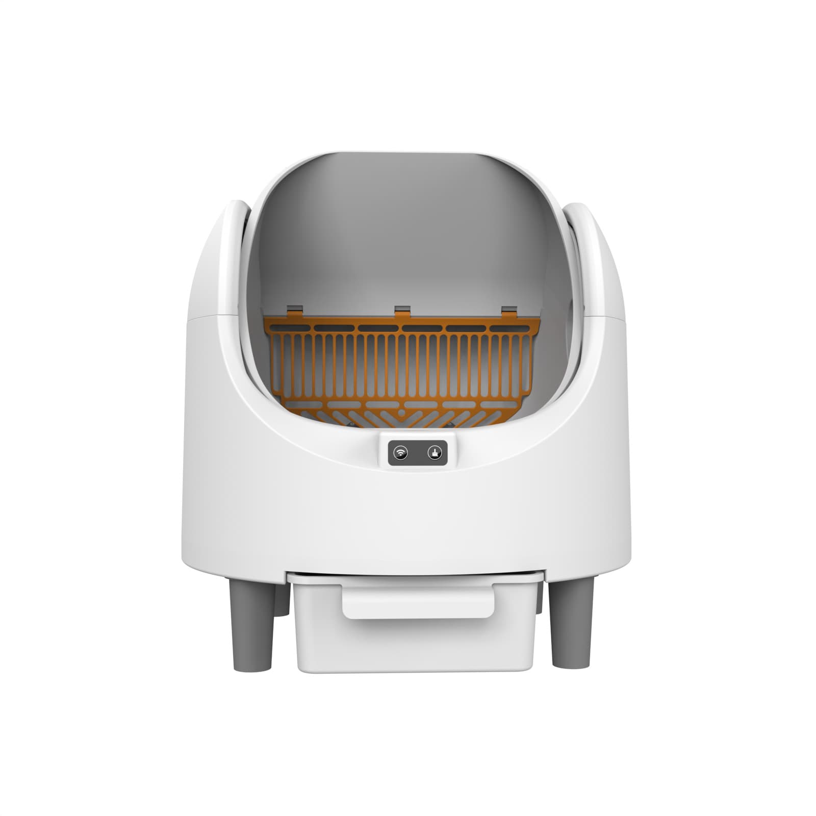 Open-Type Smart Litter Box from Direct Factory, Large Capacity, Auto-Cleaning, Compatible with Various Litter Types