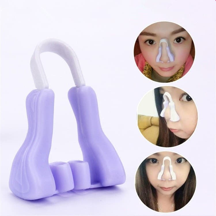 Nose Shaper Clip, Cross-border Shaping Correction Breathing Nose Beauty Tool, Silicone Invisible Correction High Nose Bridge Lifter, U-shaped Nose Clip