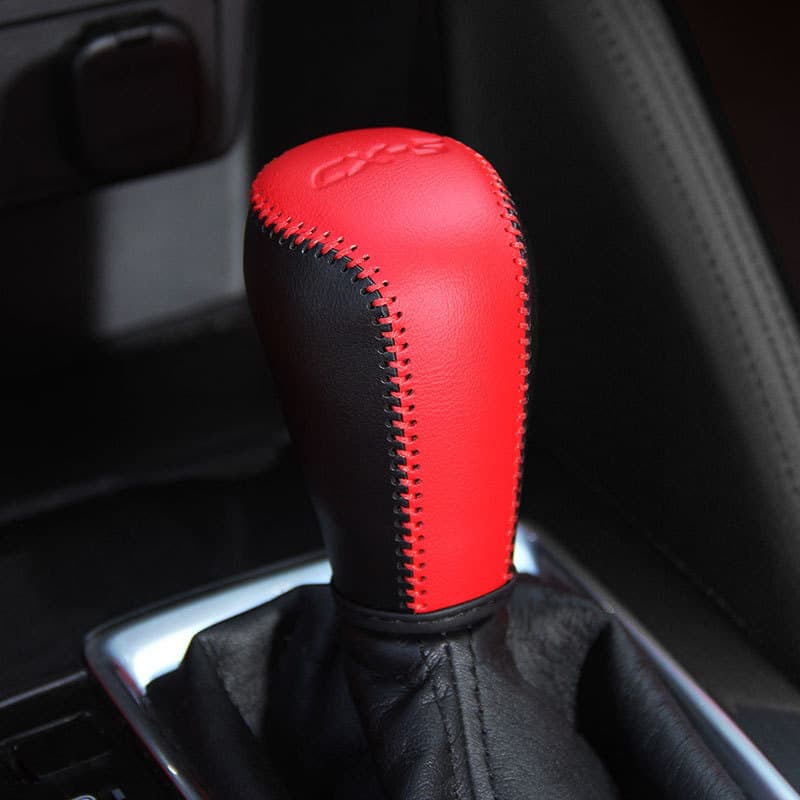 Custom Car Gear Shift Cover for Mazda CX-5, Mazda 3 Shift Knob Cover, Handbrake Cover