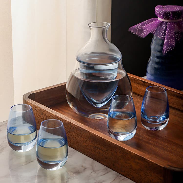 Japanese Creative Toyo Sasaki Glass Sake Cup Sake Bottle Cold Sake Bottle Ice Sake Bottle Wine Set Warm Sake Bottle