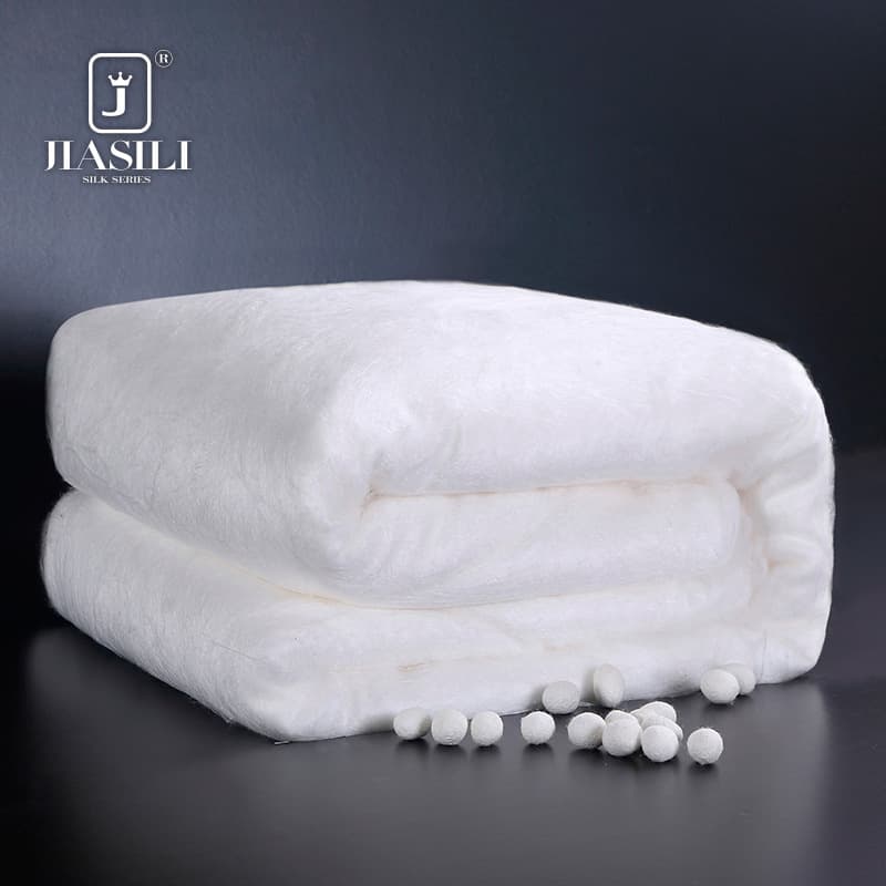 100% mulberry silk long-strand dupioni cocoon silk quilt inner shell, bare comforter core for winter and all-season use